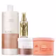 Kit Wella Cronograma Capilar Fusion Nutri-Enrich Salon + Oil Reflections (4 Produtos)