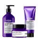 Trio L'Oréal Professionnel Keratin Alpha Sleek Intense Treatment Salon (3 Produtos)