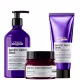 Trio L'Oréal Professionnel Keratin Alpha Sleek Spectrum Treatment Salon (3 Produtos)
