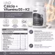 Cálcio + Vitamina D3 + K2 HND – Suplemento Alimentar 60 Cápsulas (3)