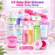 Kit Skincare Melu Ruby Rose com Sabonete Facial Sérum Água Micelar Tônico Esfoliante e Faixa de cabelo (2)