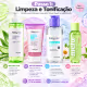 Kit Skincare Melu Ruby Rose com Sabonete Facial Sérum Água Micelar Tônico Esfoliante e Faixa de cabelo (6)