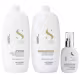Kit Alfaparf Semi Di Lino Diamond - Shampoo 1L + Condicionador 1L + Fluído 125ml (1)