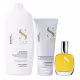 Kit Alfaparf Semi Di Lino Diamond - Shampoo 1L + Leave in 200ml + Cristalli 50ml (1)