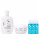 Kit Alfaparf Semi Di Lino Diamond - Shampoo 250ml + Máscara 200ml + 3x Ampola 13ml (1)