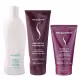 Kit Senscience Silk Moisture Shampoo 280ml + Inner Restore Deep 200ml + Moisture Lock 150ml