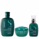 Kit Alfaparf Semi Di Lino Reconstruction - Shampoo 250ml + Máscara Suave 200ml + Creme 125ml (1)