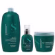 Kit Alfaparf Semi Di Lino Reconstruction - Shampoo 1L + Máscara Suave 500ml + Creme 125ml (1)