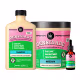 Kit Lola Cosmetics Reparação Densidade - Shampoo 250ml + Máscara de Reconstrução 230g + Tônico Capilar 25ml