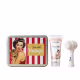 Kit presente Skincare gel de limpeza e escova esfoliante+lata (1)