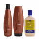 Kit Aneethun Kera System - Shampoo 300ml + Recondicionador 250g + Creme de Silicone 250ml (1)