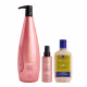 Kit Aneethun Care System Revitalizante - Shampoo 1L e Fluído 120ml e Creme Silicone 250ml