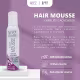 Kit 3 Mousse Cabelos Cacheados Neez Finalizador Capilar Penteado Hidratante Ação Rápida 150ml (2)