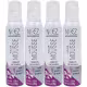 Kit 4 Mousse Cabelos Cacheados Neez Finalizador Capilar Penteado Hidratante Ação Rápida 150ml (1)