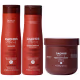 Kit Shampoo Condicionador E Mascara Cachos Naturais Arvensis Cabelos Crespos Definição Vegano 500g (1)