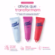 Kit Trio Lip Balm Gloss Good Mood by Alva: Clear, Pink e Red 6g (5)