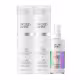 Kit Jacques Janine Luminous Glow Shampoo 240ml + Condicionador 240ml + J18 Leave-in Molecular 30ml