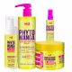 Kit Widi Care PhytoManga Curvas Shampoo, Creme p/Crespos, Mousse e Reparador