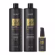 Kit Shampoo de Limpeza Creme Regenerador e Recarga de Queratina Lelif Regeneração