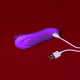 Plug Anal em Silicone de Coração - Preto com pedra Vermelha - M (5)