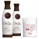 Portier Cacao Escova Progressiva (2 x 1 Litro) + Ciclos B-Tox Máscara Reconstrutora 1kg