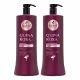 Kit Shampoo e Condicionador Quina Rosa Brilho Intenso e Maciez Haskell 1L (1)