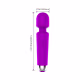 Vibrador Varinha Mágica Recarregável 7 Vibrações com Cabeça Flexível Hero Roxo (3)
