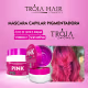 Tróia Hair Cosmetics Colors Pink - Máscara Capilar Pigmentadora 500g (3)