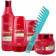 Kit Forever Liss Banho de Morango Home Care Pente Beauty (1)