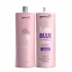 Kit Máscara Reconstrutora Bamblue Platinum Smooth 1L + Shampoo Detangling 1L
