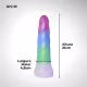 Dildo Uni Tamanho Médio Fluorescente (2)