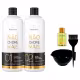 Kit Alisamento Borabella Não Chore 2x1L +Cumbuca/Argan7ml