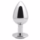 Plug Anal Médio Lite Plug com Joia Transparente (2)