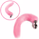 Plug Anal Cauda de Raposa 40 cm Rosa (1)