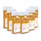 Kit 6 Ceras Roll-on Depilatória Mel Natural Refil Depilflax
