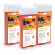 Kit 3 Ceras Roll-on Depilatória Mamão Hidrata Depilflax
