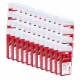 Kit 48 Ceras Roll-on Depilatória Morango Hidrata Depilflax