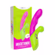 Vibrador Macetando Penetrável com Estímulo Clitoriano e Função Tapping Linha Vibra Collors (1)