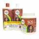 Kit Shampoo Condicionador Creme Pentear Sos Cacho Salon Line