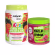 Kit Creme Gelatina Cachos Definido Kids Melancia Salon Line
