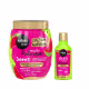 Kit Creme E Óleo Tratamento Antifrizz Melancia Salon Line