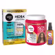 Kit Shampoo Condicionador Creme Óleo Cachos Nutre Salon Line