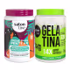 Kit Gelatina E Creme Pentear Cacho Define Hidrata Salon Line