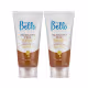 Kit 2 Cera Depilatória Fria Extrato Mel Pernas Depil Bella