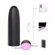 Vibrador Bullet Recarregável com Formato de Bala Preto (2)