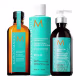 Kit Moroccanoil Moisture Repair Shampoo 250ml + Óleo Original 100ml + Creme Intenso para Cachos 300ml (1)