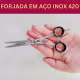 NYBC Beauty Inox 420 Fio Navalha 5" 12,7cm - Tesoura de Cabelo (2)