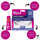 Cílios Postiços + Cola Branca Ricca Belliz Cat Eyes Charm Vol:1 Curto Cód.2699 (2)