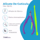 Alicate De Cutícula Com Espátula Dupla Flex 168-RL Mundial (5)