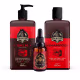 Kit Balm Shampoo Óleo Barba Negra Para Barba Don Alcides (1)